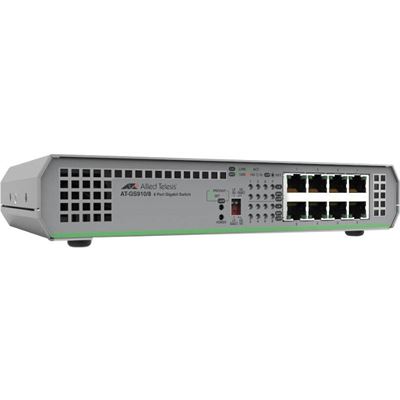 Allied Telesis 8 port 10/100/1000T unmanaged switch (AT-GS910/8-40)
