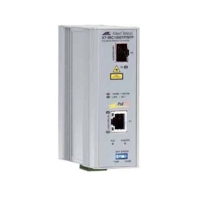 Allied Telesis AT 2-port Gigabit Ethernet PoE+ (AT-IMC1000TP/SFP-80)
