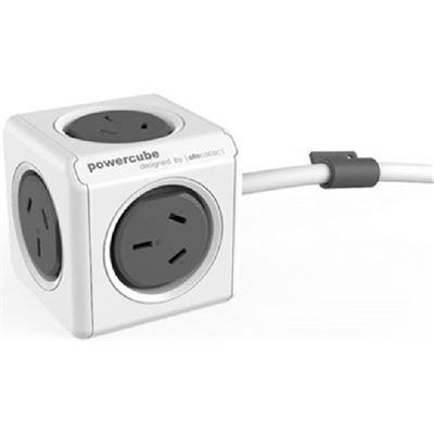 Allocacoc 5320GY/AUEXPC 1.5m Extended Grey 5 Outlets (5320GY/AUEXPC)