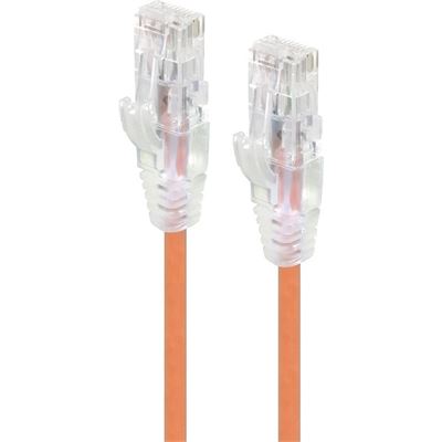 Alogic 2m Orange Ultra Slim Cat6 Network Cable - Series (C6S-02ORN)
