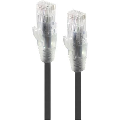 Alogic 0.30m Black Ultra Slim Cat6 Network Cable  (C6S-0.30BLK)
