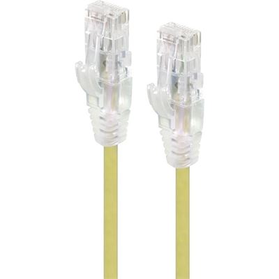 Alogic 5m Yellow Ultra Slim Cat6 Network Cable - Series (C6S-05YEL)