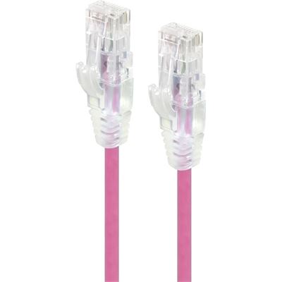 Alogic 1.5m Pink Ultra Slim Cat6 Network Cable - Series (C6S-1.5PNK)