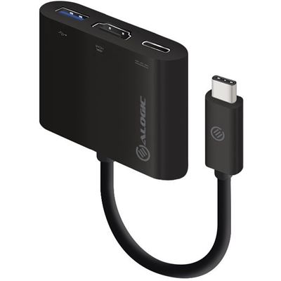 Alogic 10cm USB-C to HDMI/USB 3.0/USB-C with Power (MP-UCHDCH)