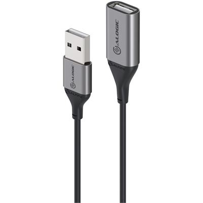 Alogic 2m USB 2.0 Type A to Type A Extenstion Cable - Male (U22AARBK)