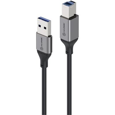 Alogic 2m USB3.0 Type A to Type B Cable - Male to Male (U32ABRBK)
