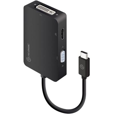 Alogic 3-in-1 USB-C to HDMI DVI VGA Adapter - Male to (UCVGDVHD-ADP)