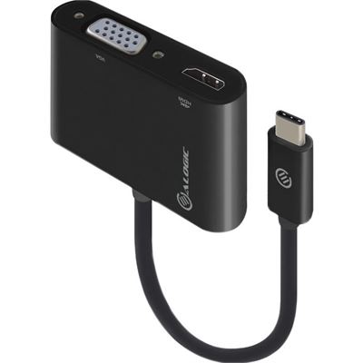 Alogic 2-in-1 USB-C to HDMI VGA Adapter - Male to 2 (UCVGHD-ADP)