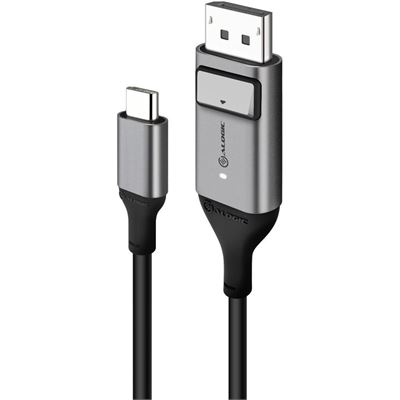 Alogic 1m Ultra USB-C (Male) to DP (Male) Cable - 4K (ULCDP01-SGR)