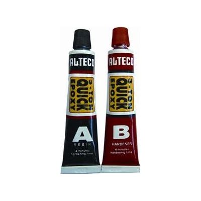 Alteco 3 Ton Quick Epoxy Adhesive 64g, 4 Minute Blister (GLUE-03T)