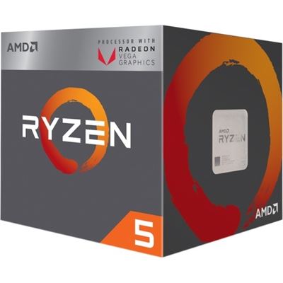 AMD Ryzen 5 2400G AM4 with RX VEGA11 Graphics (YD2400C5FBBOX)