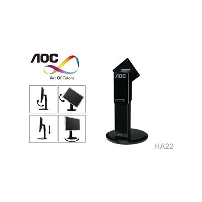 AOC HA22 Monitor Stand Height Adjust, Pivot, Swivel & Tilt (HA22 /00)
