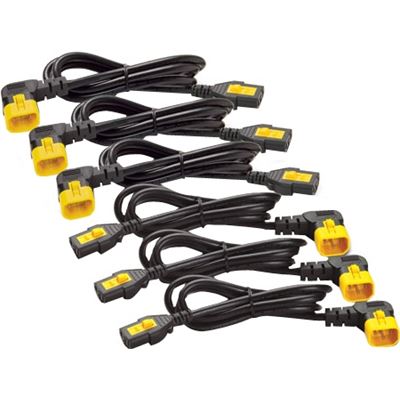 APC Power Cord Kit (6 ea), Locking, C13 TO C14 (90 (AP8702R-WW)
