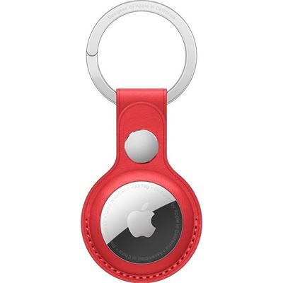 Apple AirTag Leather Key Ring - (PRODUCT)RED (MK103FE/A)