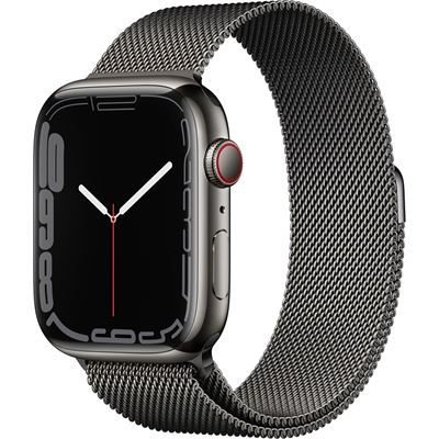 Apple Watch S7 + CEL 45mm Graphite SS Case w Graphite (MKL33X/A)