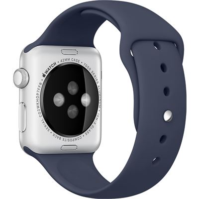 Apple 42MM MIDNIGHT BLUE SPORT W/STAINLESS PIN SM/ML (MLL02FE/A)