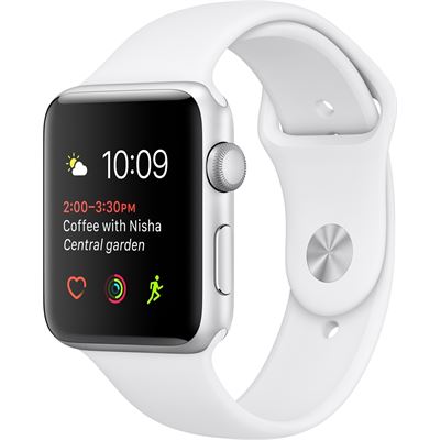 Apple Watch Series 2, 38mm Silver Aluminium Case with (MNNW2X/A)