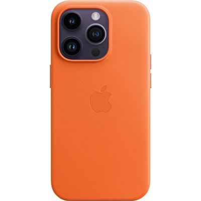 Apple iPhone 14 Pro Leather Case with MagSafe - Orange (MPPL3FE/A)