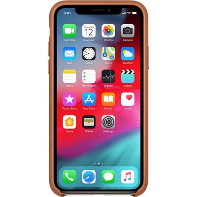 Apple IPHONE XS LEATHER CASE - SADDLE BROWN (MRWP2FE/A) | Acquire