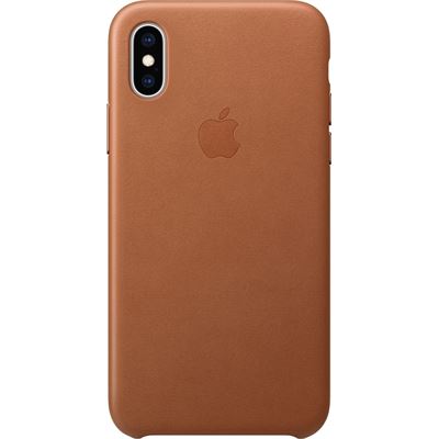 Apple IPHONE XS MAX LEATHER CASE - SADDLE BROWN (MRWV2FE/A)