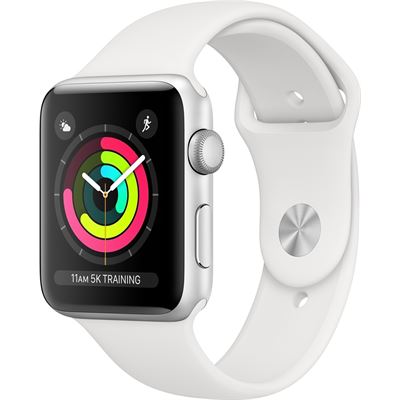 Apple Watch Series 3 GPS 42mm Silver Aluminium Case with (MTF22X/A)