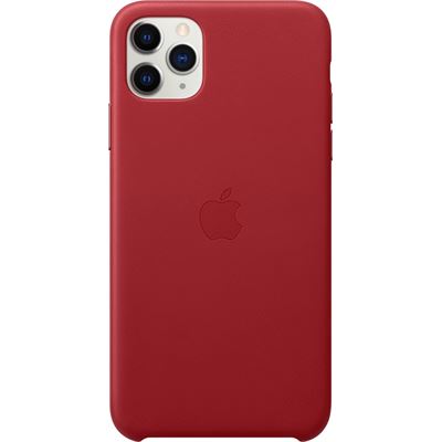 Apple IPHONE 11 PRO MAX LEATHER CASE - (PRODUCT)RED (MX0F2FE/A)