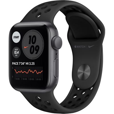Apple Watch Nike SE GPS, 40mm Space Gray Aluminium Case (MYYF2X/A)