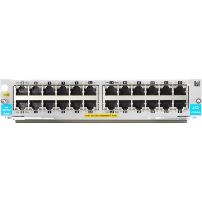 Aruba HP 24-port 10/100/1000BASE-T PoE+ MACsec v3 zl2 Module (J9986A)