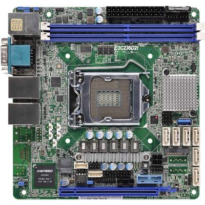 Asrock E3C236D2I Server Motherboard,Intel C236 Chipset (E3C236D2I)