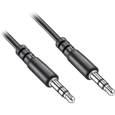 Astrotek 1m Stereo 3.5mm Flat Cable Male to Male (AT-3.5MMAUX-1)