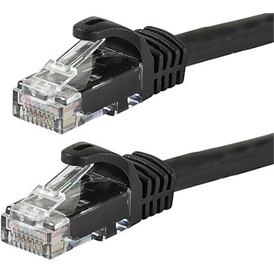 Astrotek CAT6 Cable 0.25m/25cm - Black Color (AT-RJ45BLKU6-025M)