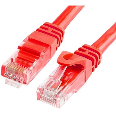 Astrotek CAT6 Cable 50cm/0.5m - Red Color Premium (AT-RJ45REDU6-05M)