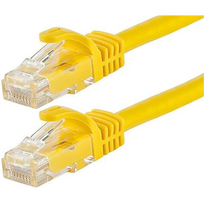 Astrotek CAT6 Cable 25cm/0.25m - Yellow Color (AT-RJ45YELU6-025M)