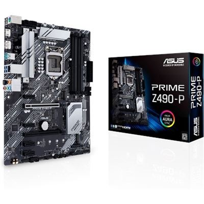 Asus PRIME Z490-P Intel Z490 LGA1200 ATX MB 128GB DDR4 (PRIME Z490-P)