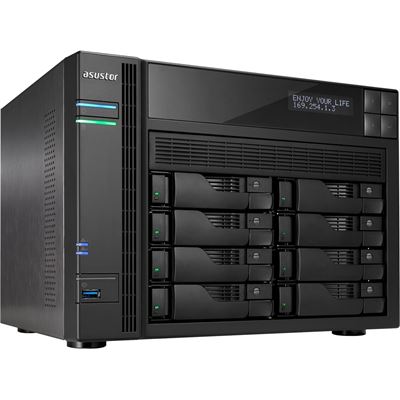 Asustor AS6208T 8-Bay NAS, Quad Core Celeron 1.6GHz, 4GB (AS6208T)