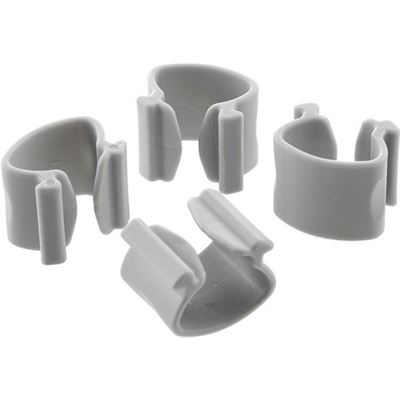 ATDEC Systema SC4S - Cable Clips 4-Pack (Silver) (SC4S)