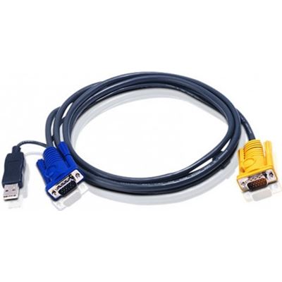ATEN KVM CABLE 2mSPHE 15 M/USB M (2L-5202UP)