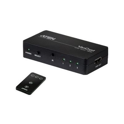 ATEN VanCryst VS381 3-Port HDMI Switch allows you to quickly (VS381)