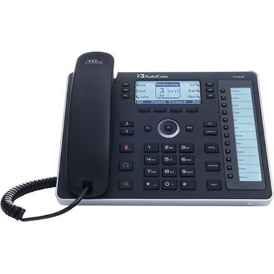 AudioCodes UC 440HD is a 6-line executive VoIP phone with (UC440HDEG)