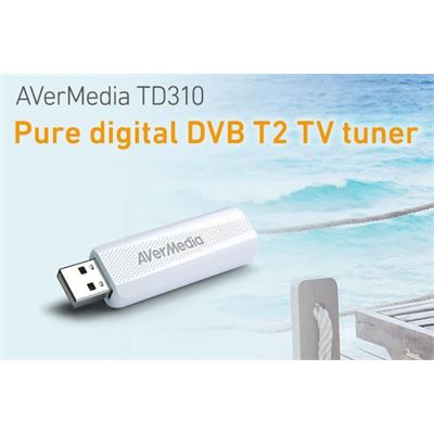 AVerMedia TD310 TV Tuner, DVBT2, DVBT, DVB-C, USB 2.0 (61TD3100A0AC)