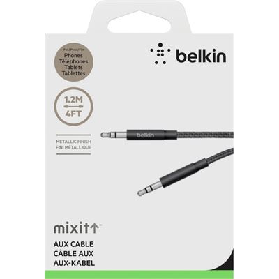 Belkin Premium Auxiliary Cable - Black (AV10164BT04-BLK)