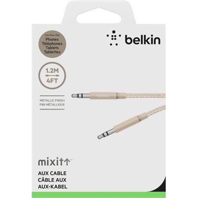 Belkin Premium Auxiliary Cable - Gold (AV10164BT04-GLD)