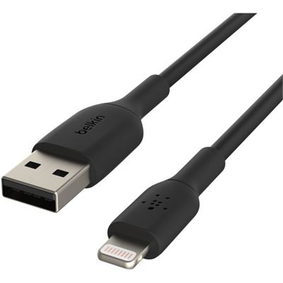 Belkin 3M USB-A TO LIGHTNING CHARGE/SYNC CABLE, MFi (CAA001BT3MBK)