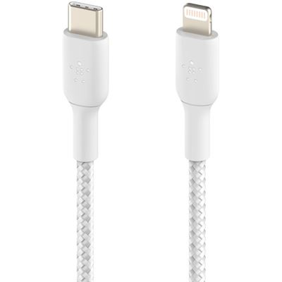 Belkin 2M USB-C TO LIGHTNING CHARGE/SYNC CABLE, MFi (CAA004BT2MWH)