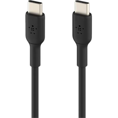 Belkin 2M USB-C TO USB-C CHARGE/SYNC CABLE, BLACK, 2 (CAB003BT2MBK)
