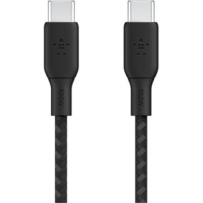 Belkin BOOSTCHARGE USB-C to USB-C Cable 100W BLK (CAB014BT3MBK)