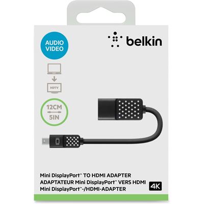 Belkin MINI DISPLAYPORT TO HDMI ADAPTER 4K (F2CD079BT)