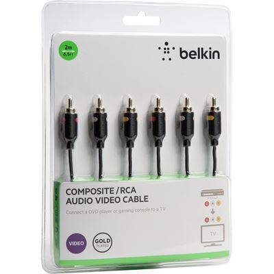 Belkin Essential Composite Video Cable 2M (F3Y084QE2M)