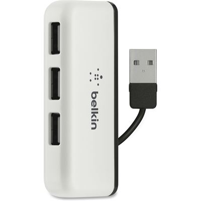 Belkin USB 2.0 4 PORT TRAVEL HUB - NON POWERED (F4U021BT)