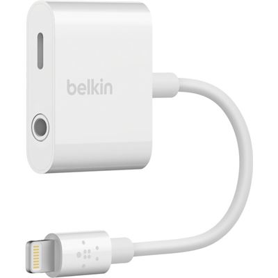 Belkin 3.5 mm Audio + Charge RockStar Adapter MFi (F8J212BTWHT)